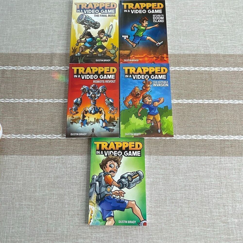 Trapped in a Video Game complete book series paperback box set excellent conditi